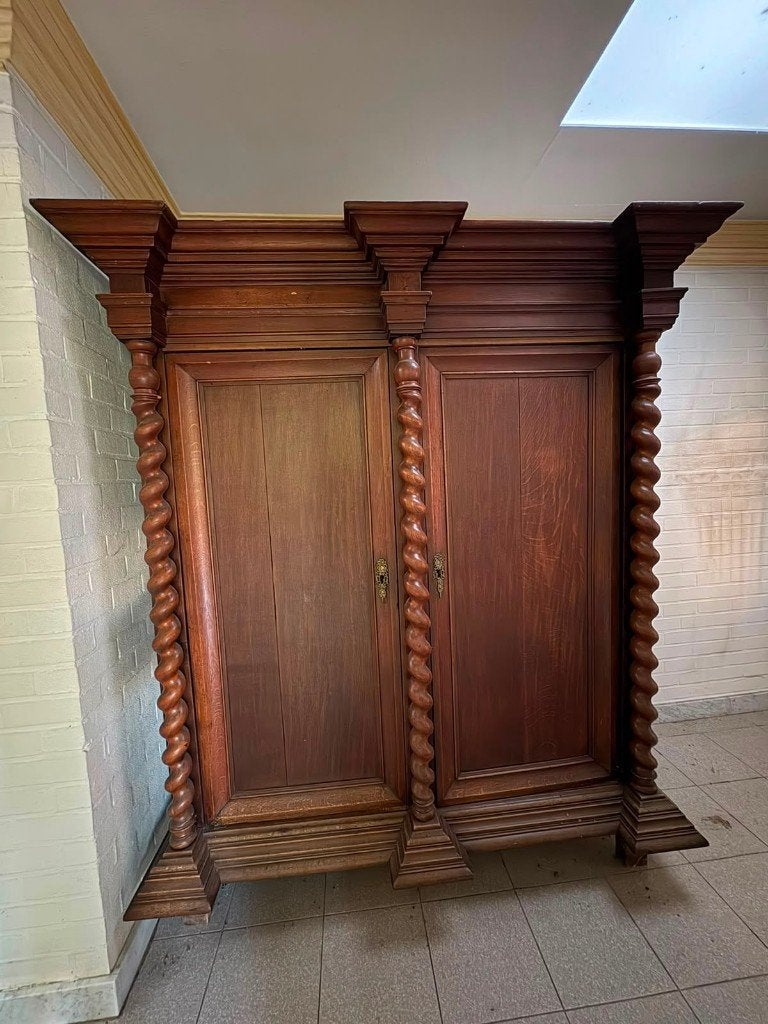 armoire ancienne, Antiek, 100 à 150 cm, Enlèvement, Utilisé