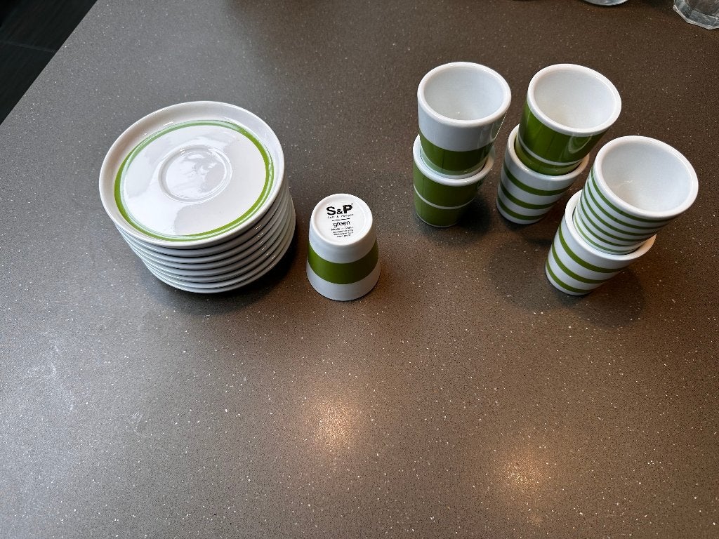 Salt & Pepper espresso set, Gebruikt, Overige merken, Ophalen of Verzenden, Modern