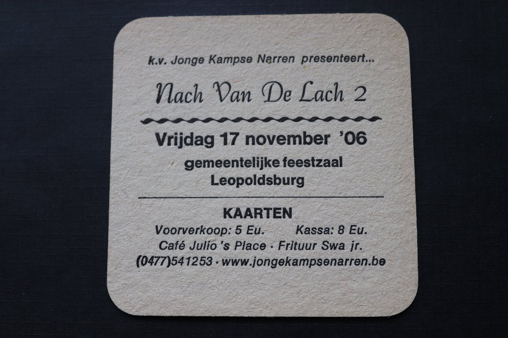 bierviltje, Verzamelen, Ophalen of Verzenden, Gebruikt, Viltje(s), Overige merken