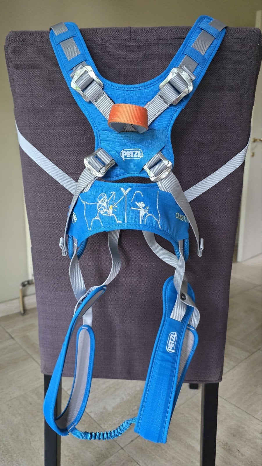 Baudrier Ouistiti Petzl, Enlèvement