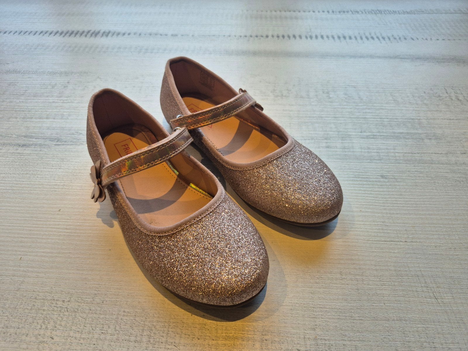 Ballerina glitter goud maat 32, Comme neuf, Enlèvement, Autres types, Fille