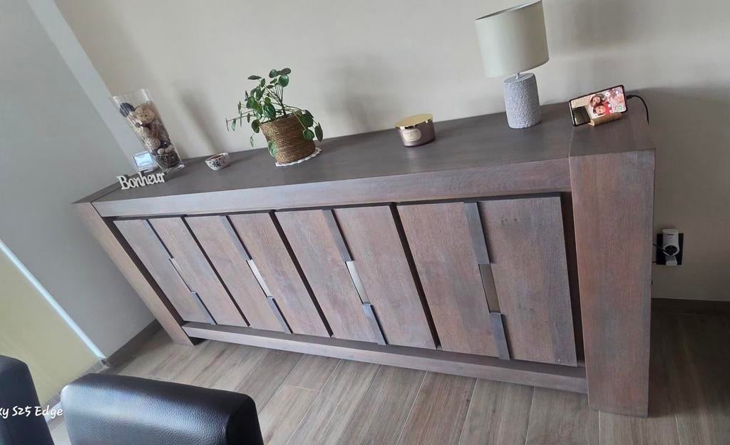 Massief eikenhouten dressoir, Ophalen, Eikenhout