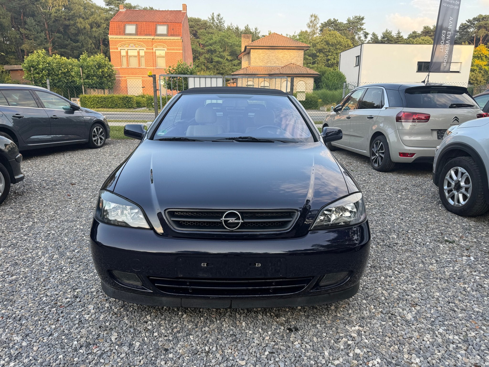 Opel Astra Bertone cabrio 1.6B EURO4 '03 + 12M GARANTIE, Autos, Cuir, Achat, Beige, Cabriolet