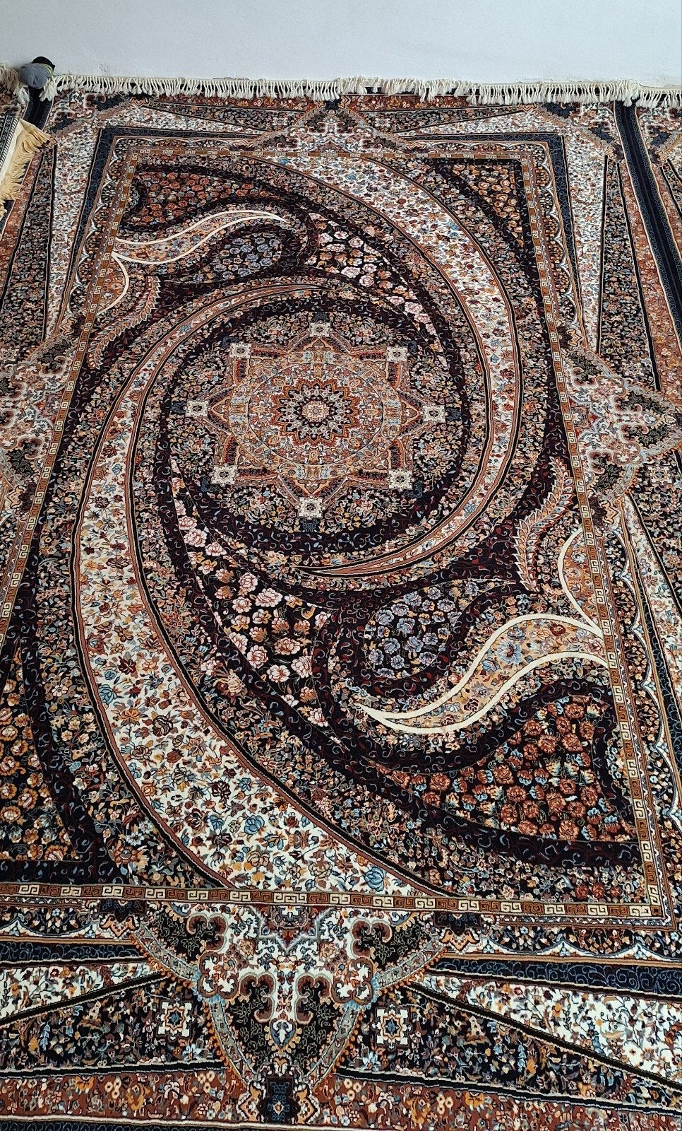 5 tapis persans, Enlèvement