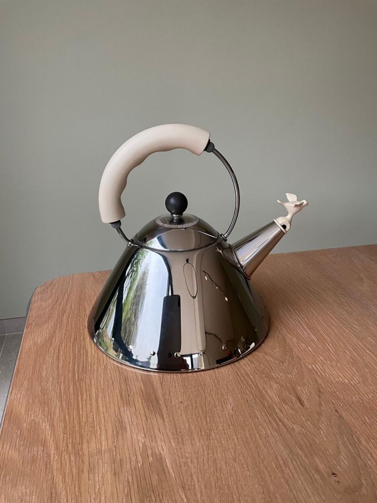 Bouilloire vintage Alessi, 1 à 2 litres, Enlèvement, Utilisé, Inox