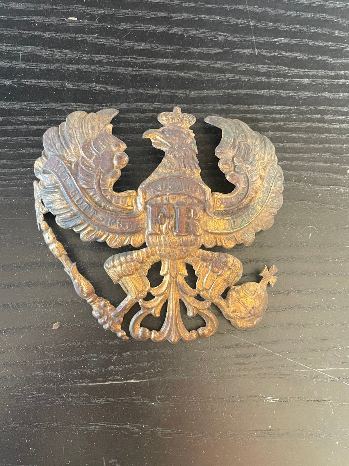 Wo1 pinhelm casque a pointe, Verzamelen, Ophalen of Verzenden