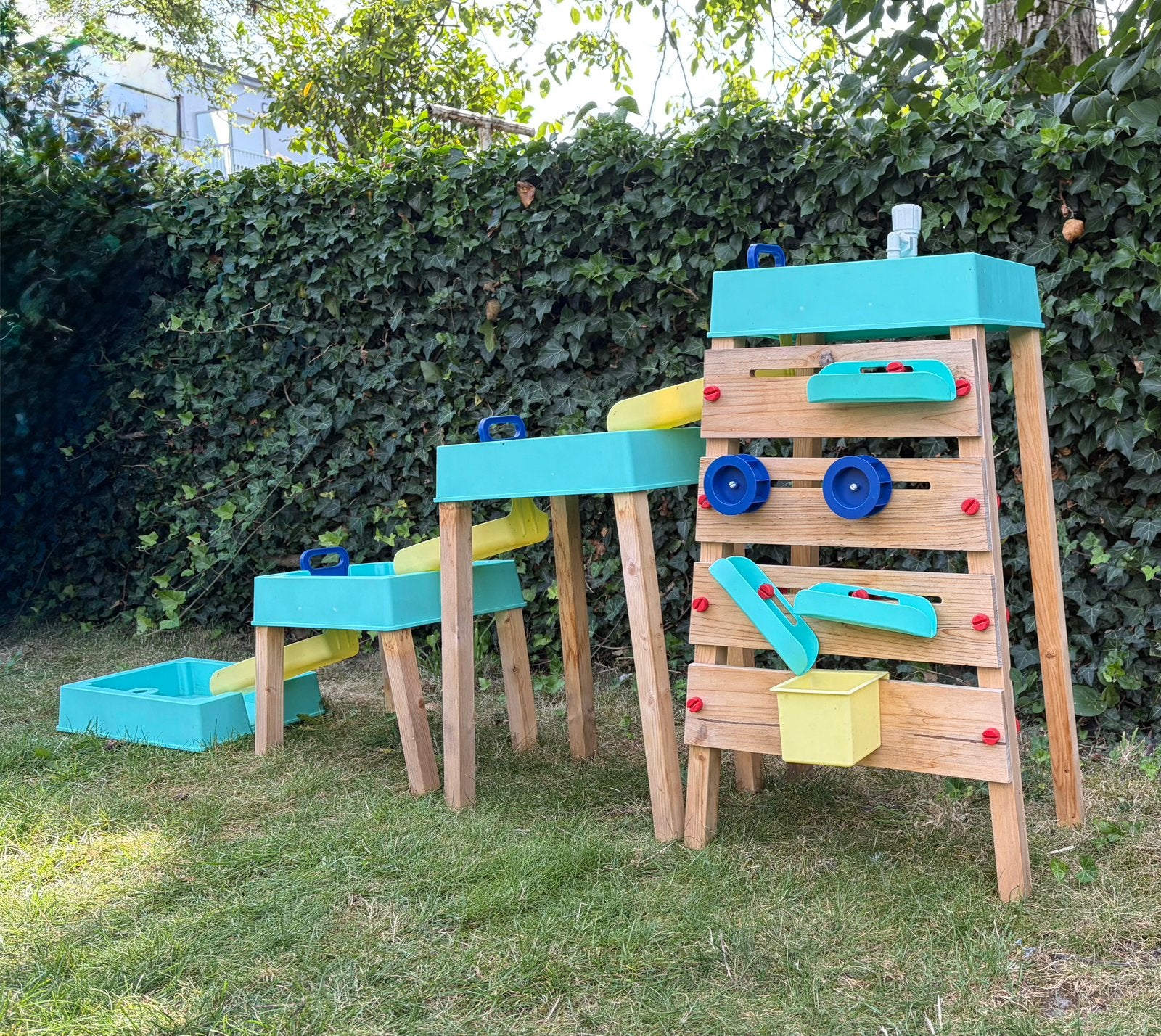 Houten watertafel playland, Ophalen, Zo goed als nieuw, Hout