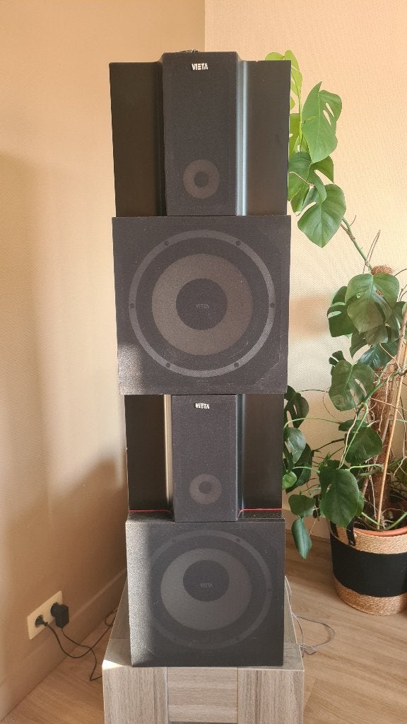 2 Baffles Vieta d'occasion, TV, Hi-fi & Vidéo, Enceintes, Enlèvement, Utilisé, Enceinte colonne, Autres marques