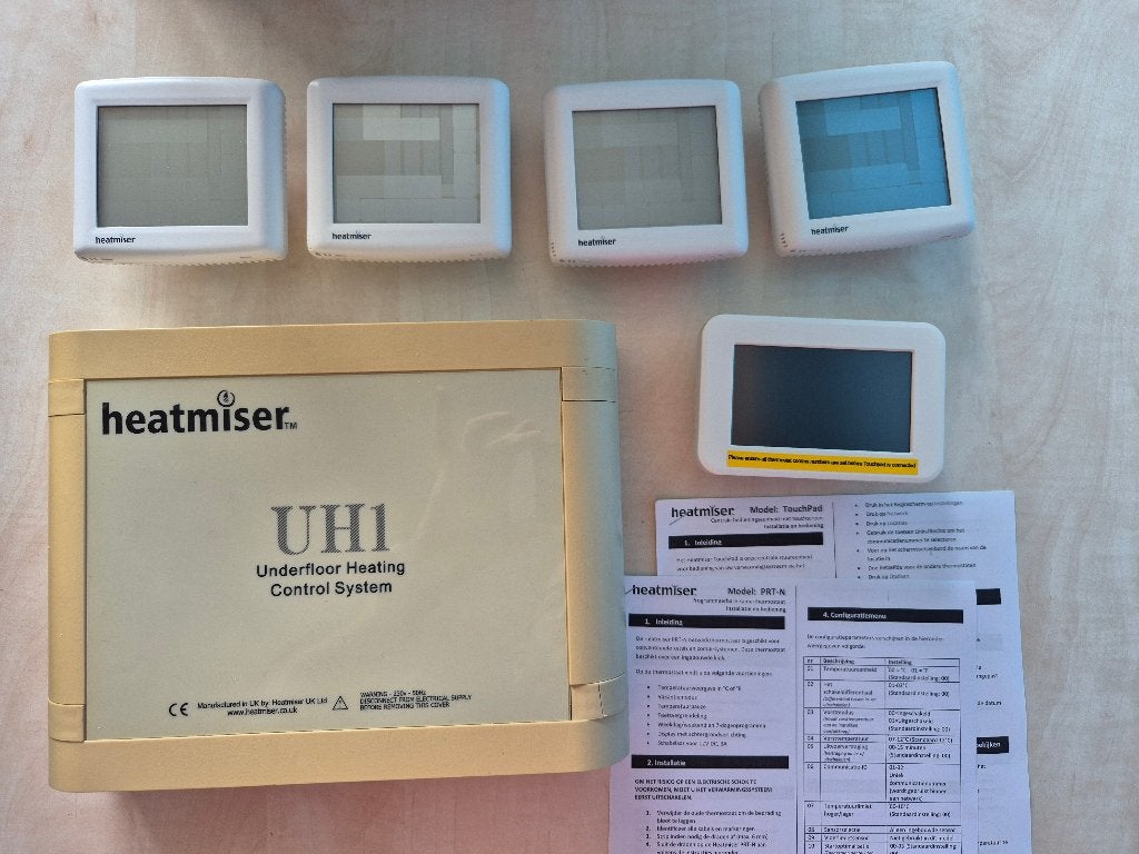 Voerverwarmingssturing Heatmiser UH1 PRT-N TS, Thermostaat, Enlèvement, Thermostat intelligent, Utilisé