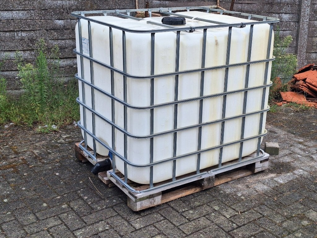 IBC vaten 1000L, Ophalen, Kunststof, Met kraantje, 150 liter of meer