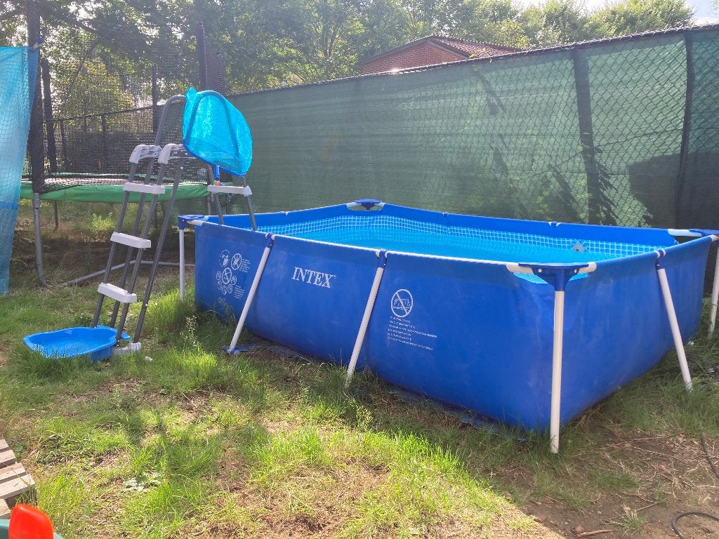 Zwembad 3x2 volledig uitgerust, Jardin & Terrasse, Piscines, 200 à 400 cm, Comme neuf, Enlèvement, Rectangulaire