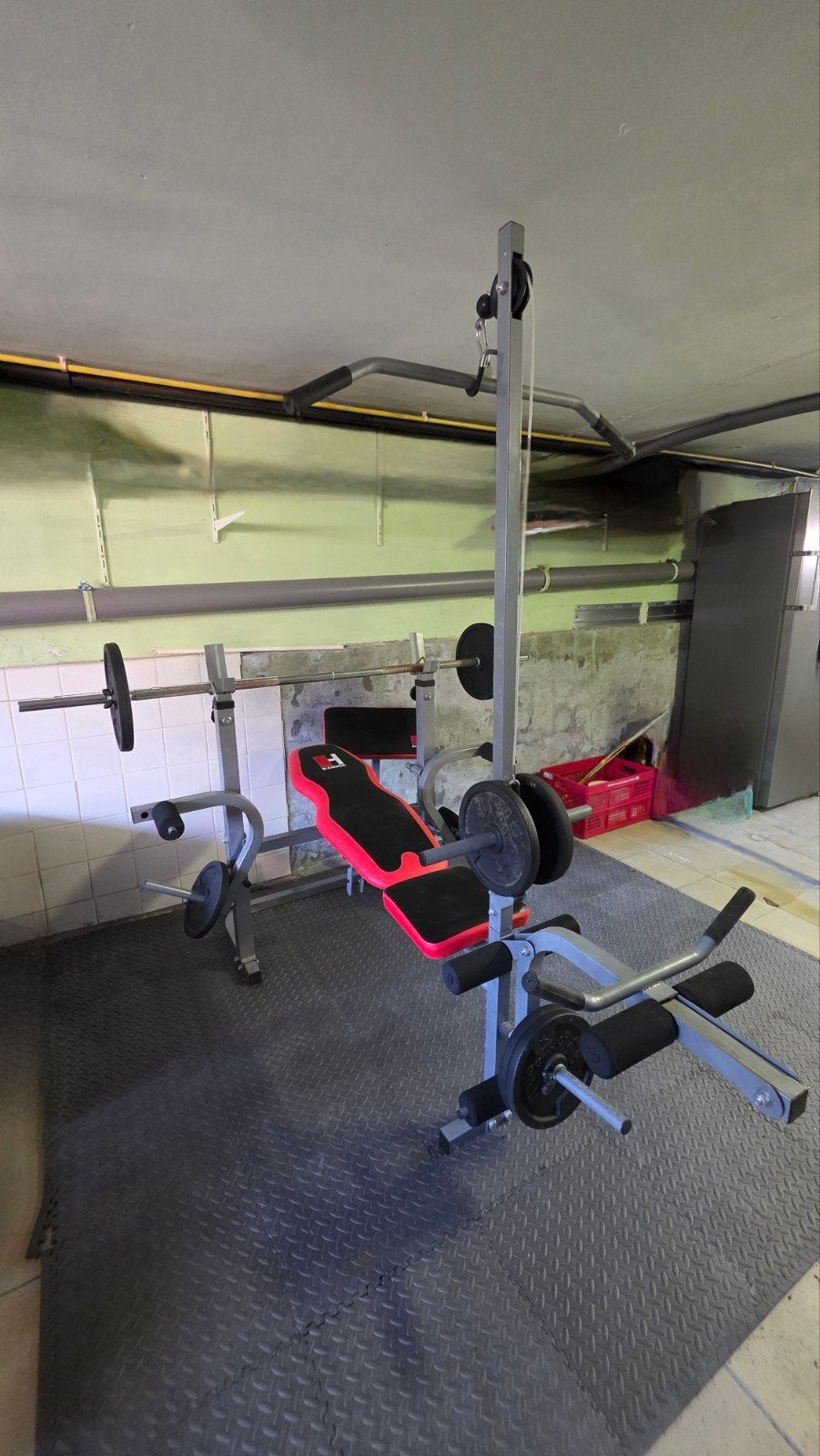 Halterbank + Squat Rack, Enlèvement