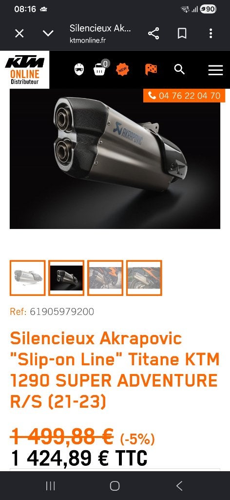Akrapovic, Enlèvement, Utilisé