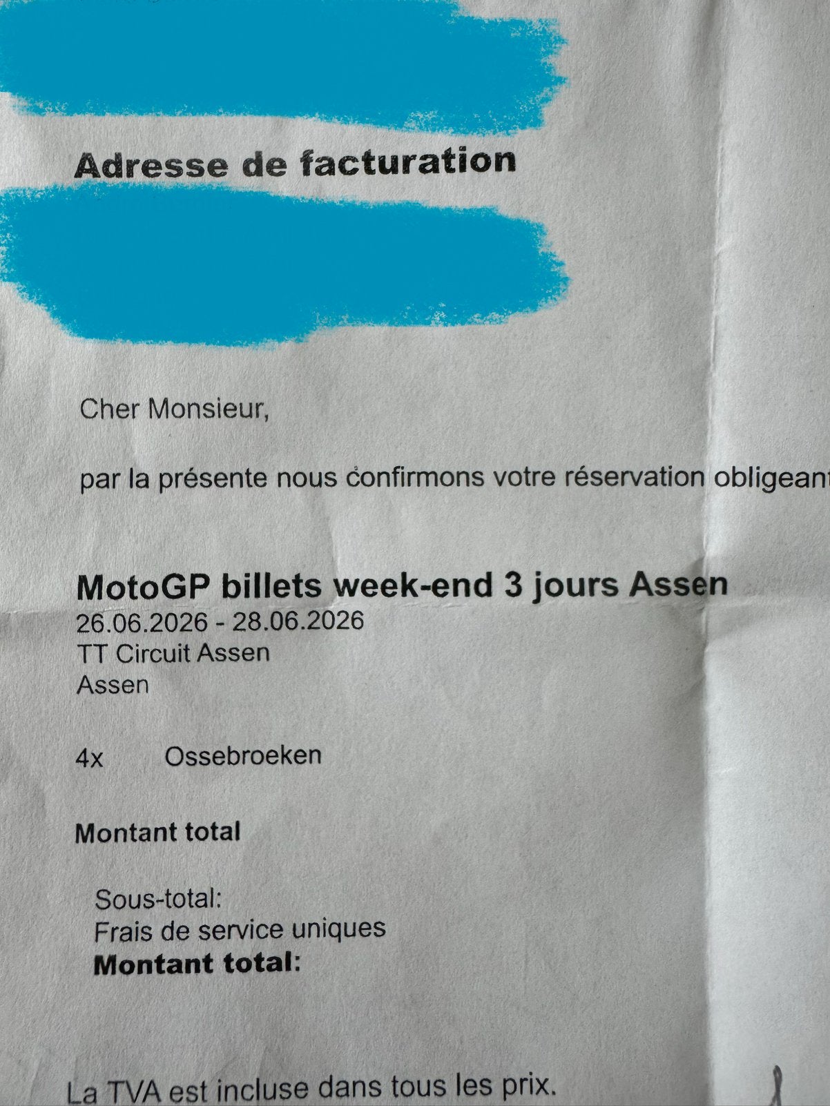 MotoGP-ticket - Assen 2026 3-daagse pas, Tickets en Kaartjes, Eén persoon