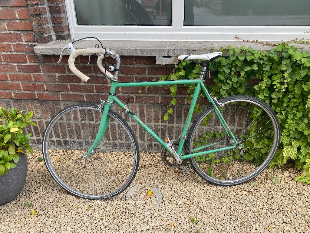 Vintage koersfiets (in goede staat), Fietsen en Brommers, Fietsen | Racefietsen, Ophalen, Gebruikt, Heren