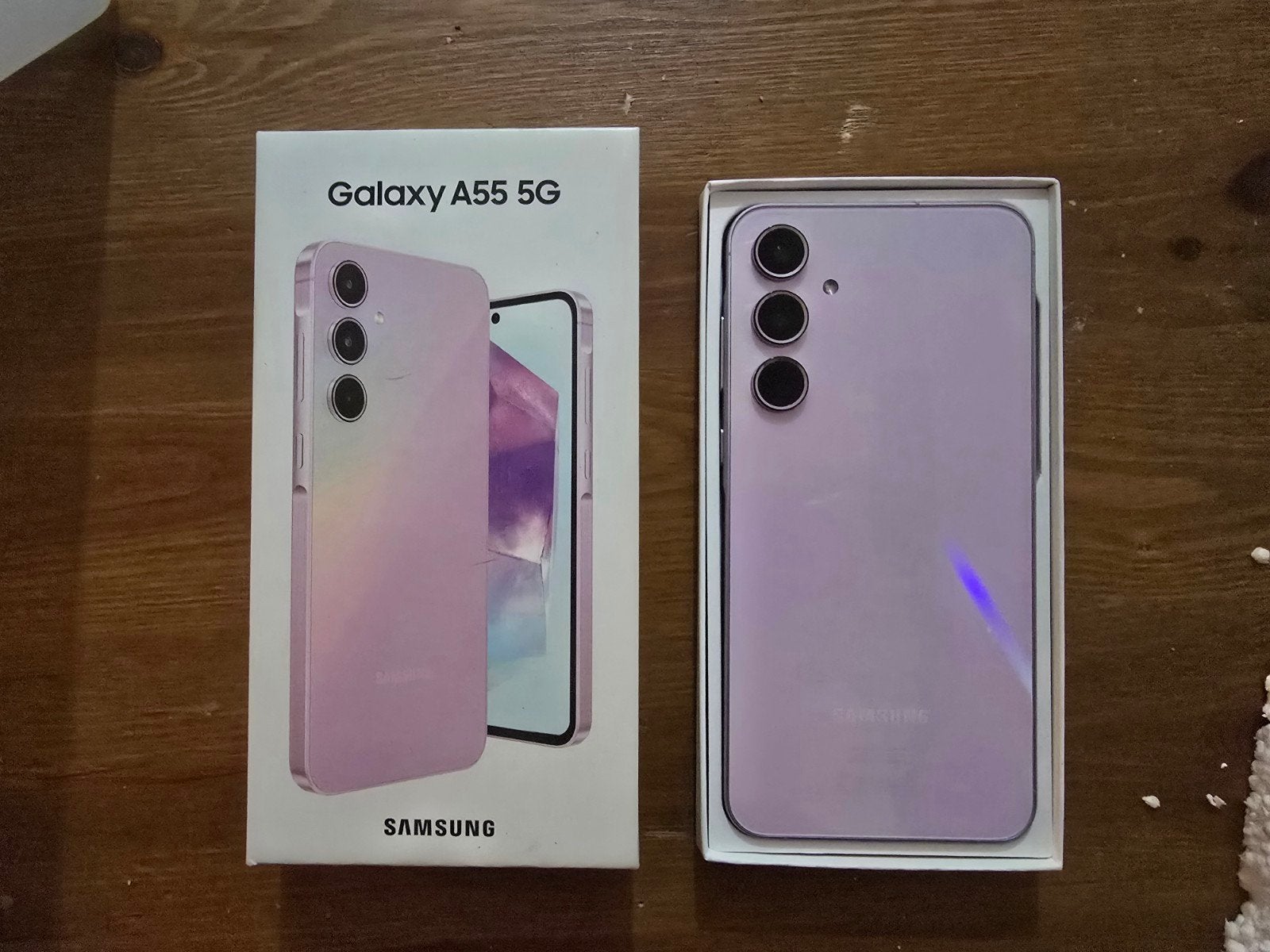 Samsung A55 5G 128GB (iridescent), Touchscreen, Ophalen of Verzenden, Zo goed als nieuw, Roze