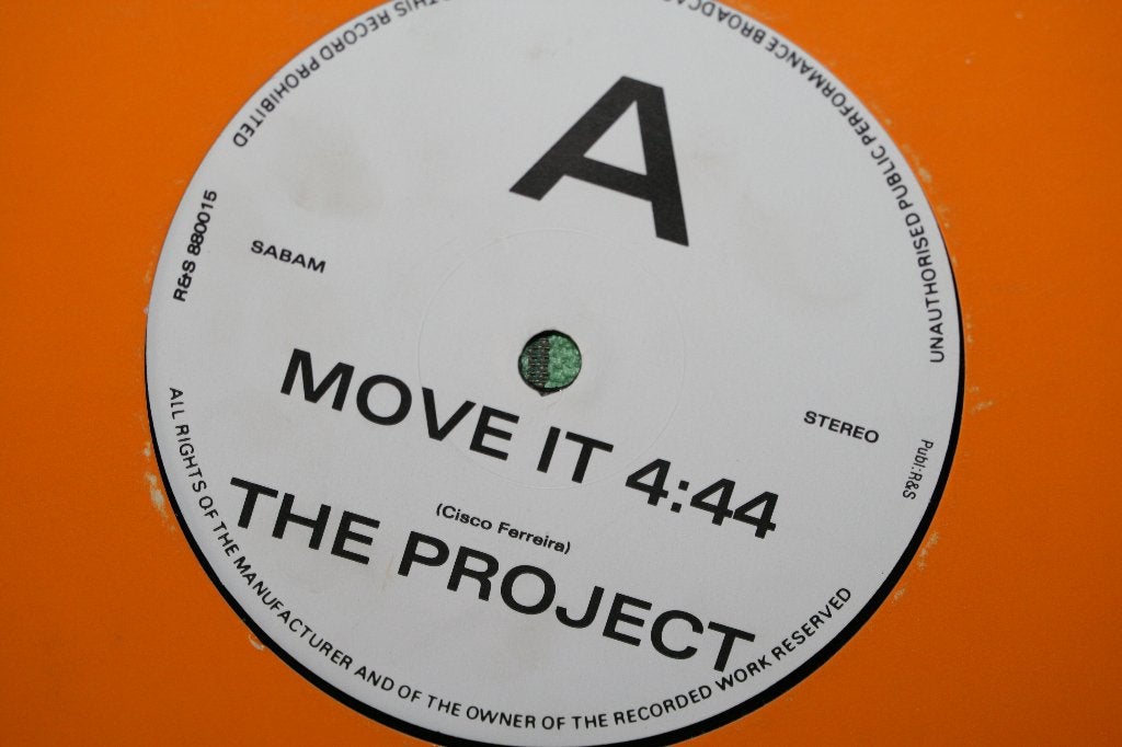 New Beat 12'' - The Project – Move It, CD & DVD, 12 pouces, House, Enlèvement ou Envoi, Utilisé
