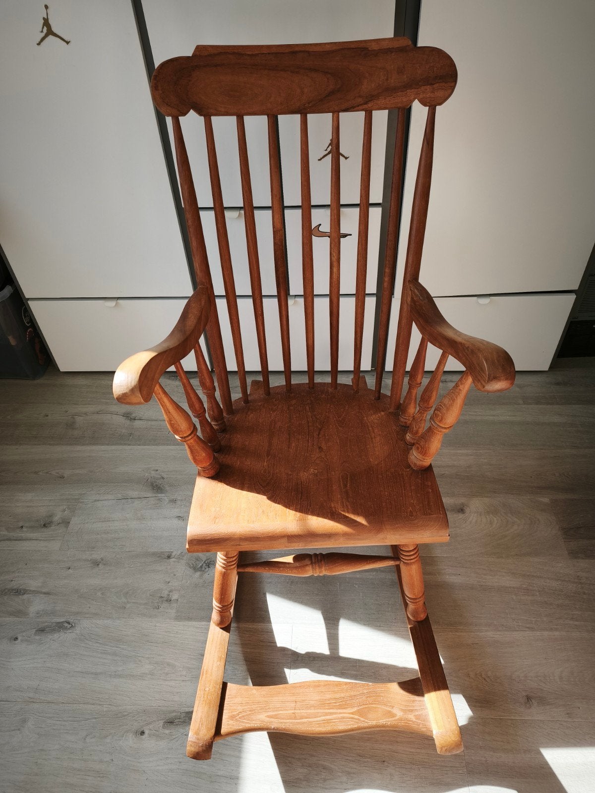 Fauteuil à bascule/fauteuil à bascule/chaise de bar en teck, Enlèvement