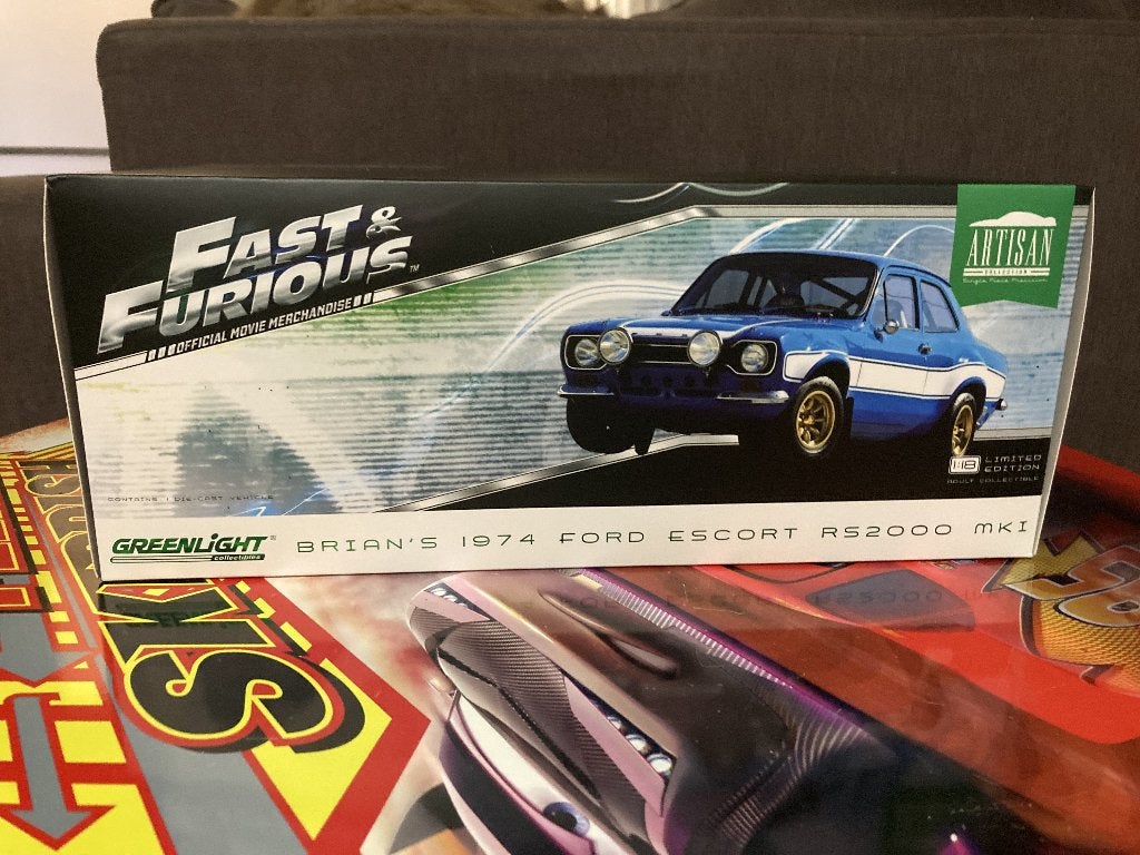 Fast & Furious Ford Escort RS2000 MK1 1/18 Greenlight, Enlèvement ou Envoi, Neuf, Voiture, Autres marques