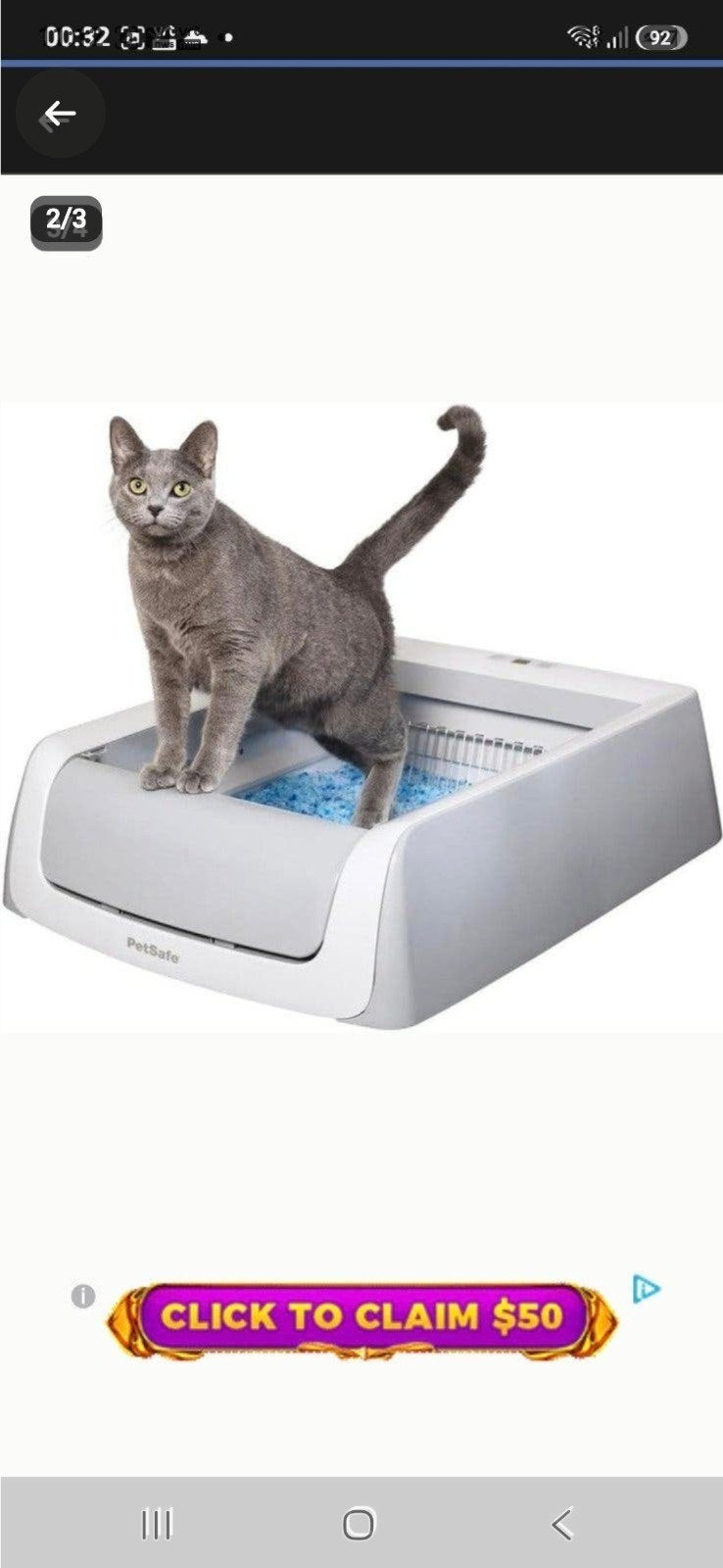 automatische kattenbak, Animaux & Accessoires, Enlèvement, Automatiquement, Comme neuf