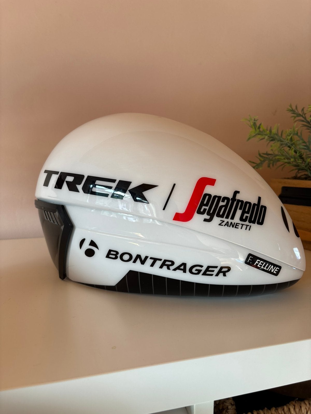 Casque du coureur Fabio Felline, Vélos & Vélomoteurs, Enlèvement ou Envoi, Comme neuf, S