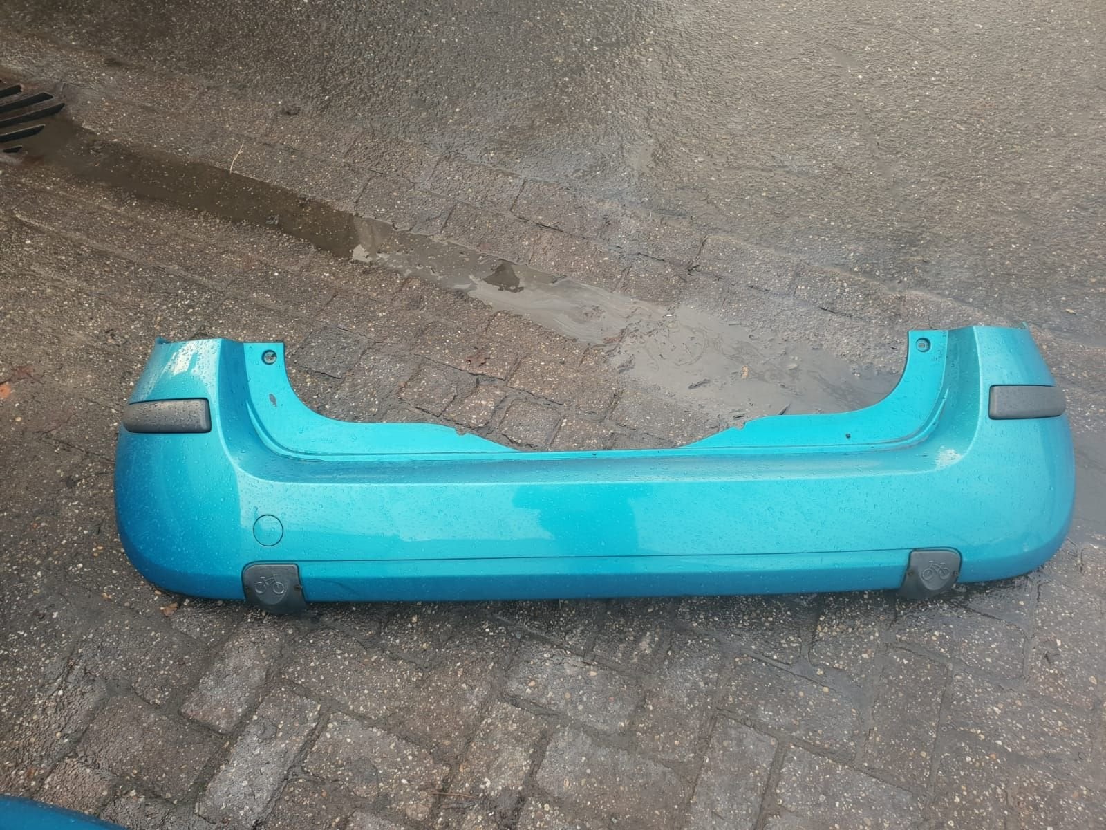 RENAULT MODUS ACHTERBUMPER BJ 2006, Auto-onderdelen, Carrosserie, Bumper, Achter, Gebruikt, Ophalen of Verzenden
