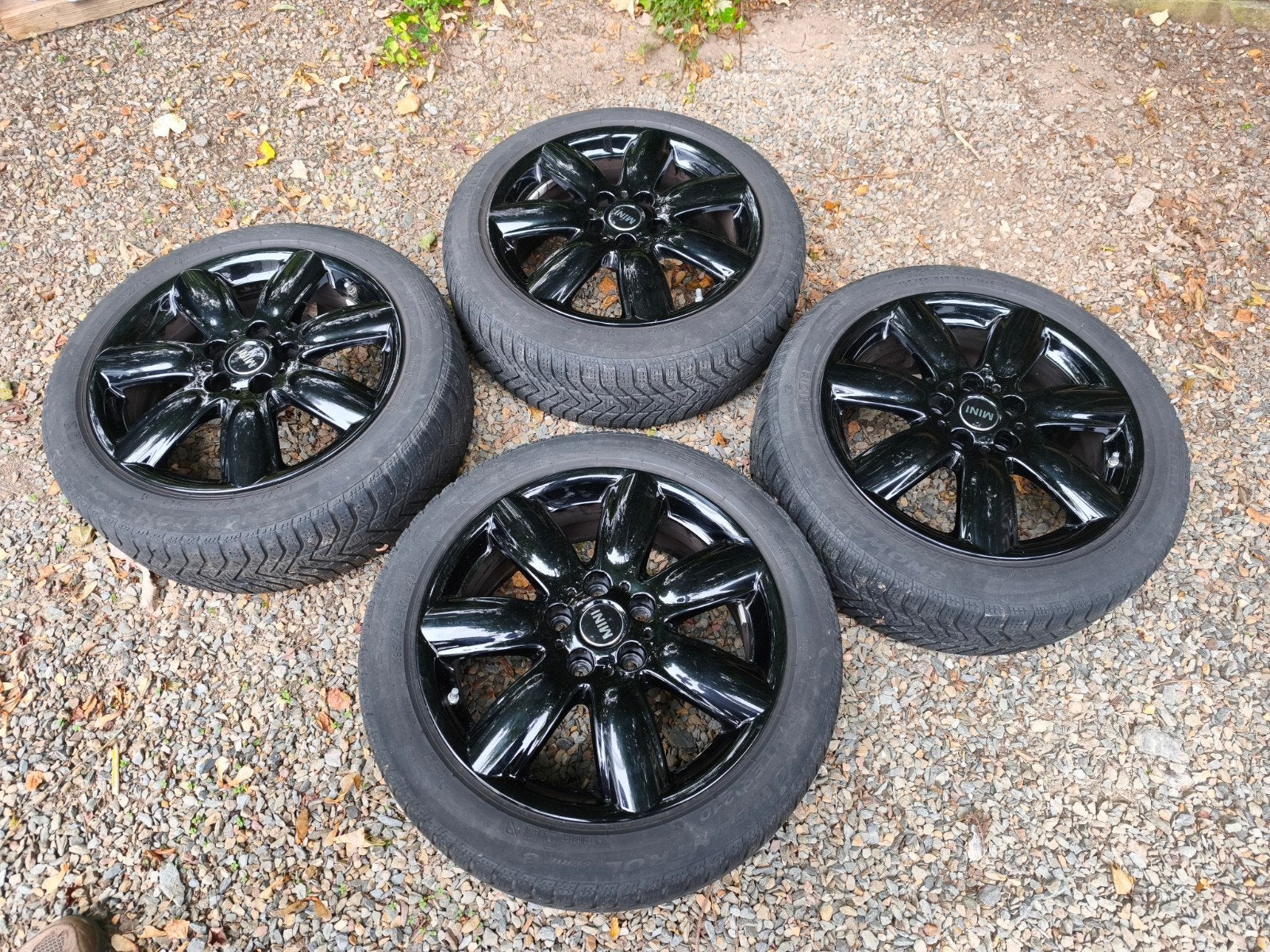 Jantes Alu noir Mini jcw 17pouces, Pneus et Jantes, Pneus hiver, Véhicule de tourisme, 17 pouces