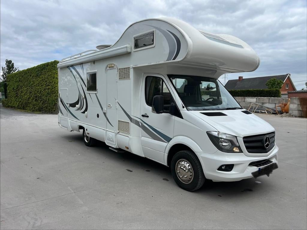Mercedes Rimor Camper, Caravans en Kamperen, Mobilhomes, Serrures de sécurité, Particulier, Elekrische verwarming, Afzuigkap