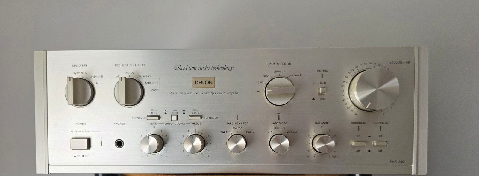 Denon PMA 960, Ophalen, Stereo, 120 watt of meer, Denon