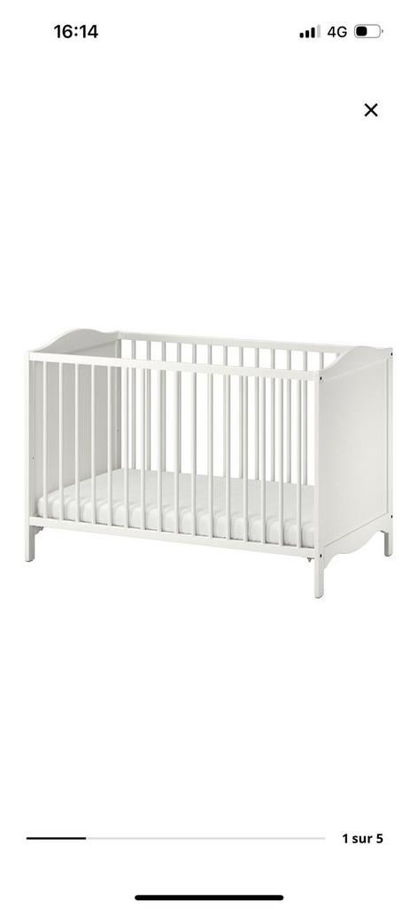 Lit bébé Ikea, Enlèvement, Lit