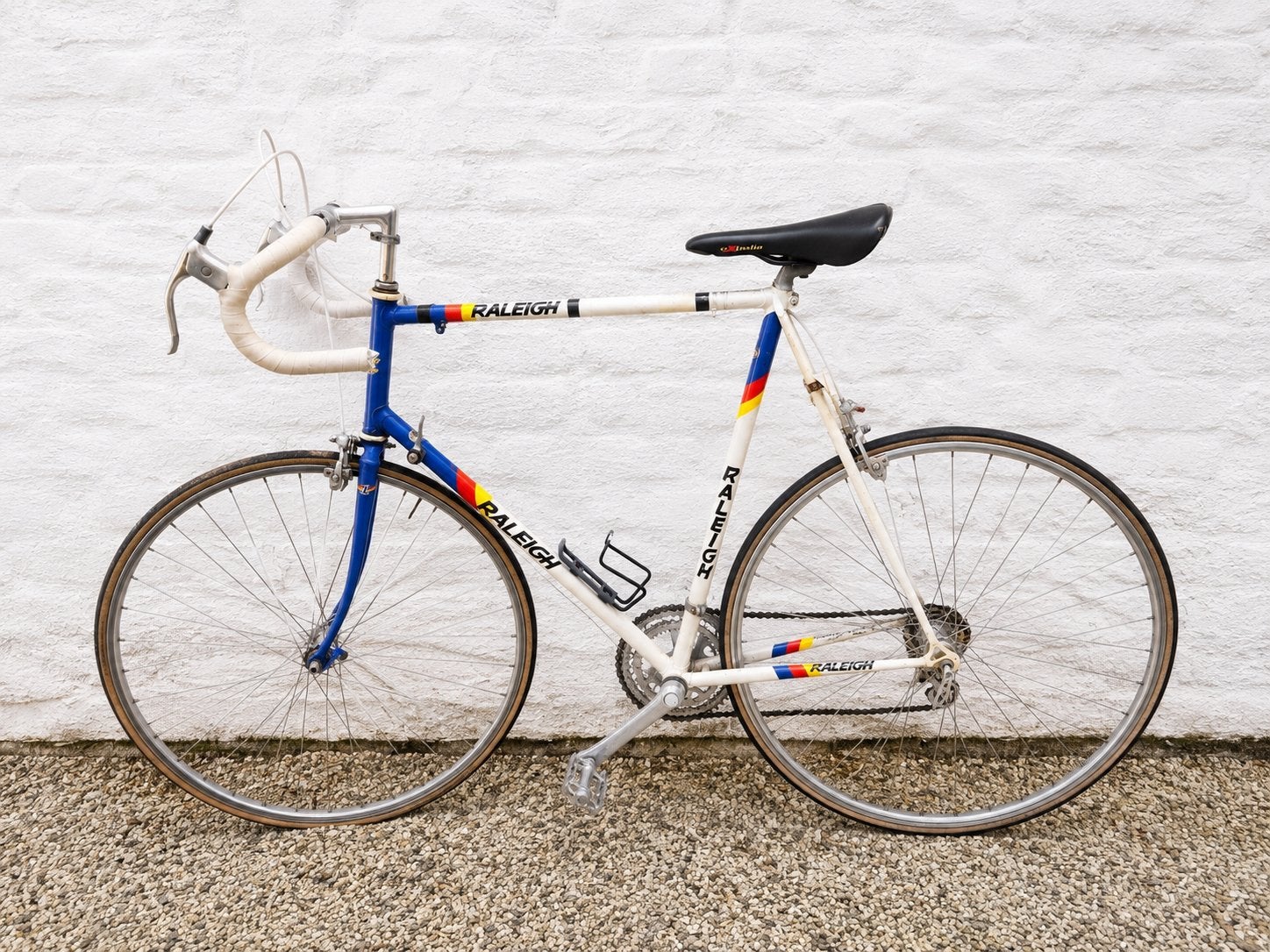 Vintage Raleigh koersfiets – retro racefiets – jaren 70/80, Fietsen en Brommers, Fietsen | Racefietsen, Ophalen, Gebruikt