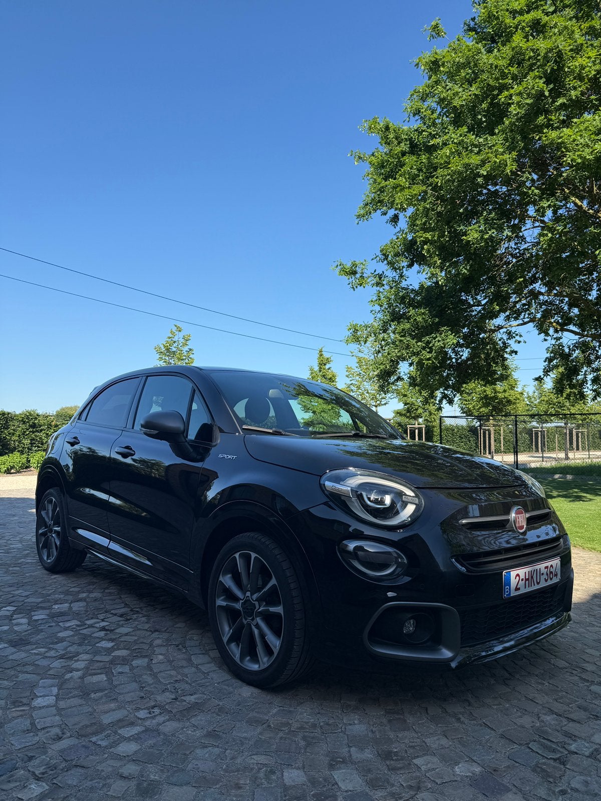 Fiat 500X - SPORT, Auto's, Fiat, Voorwielaandrijving, Zwart, Lane Keeping Assist, 500X