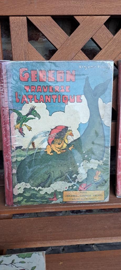 Gedeon traverse l'Atlantique, Une BD, Enlèvement, Utilisé, Benjamin rabier