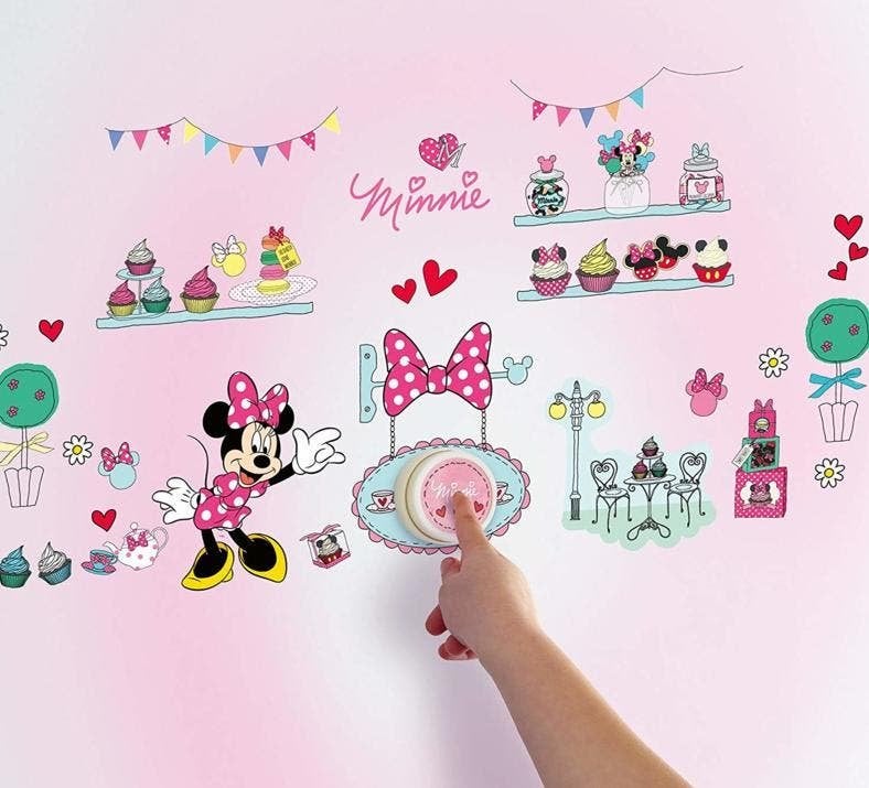 Minnie Mouse Deurbel en 40 Muurstickers -Van 16,95 voor 9,95, Ophalen of Verzenden, Nieuw