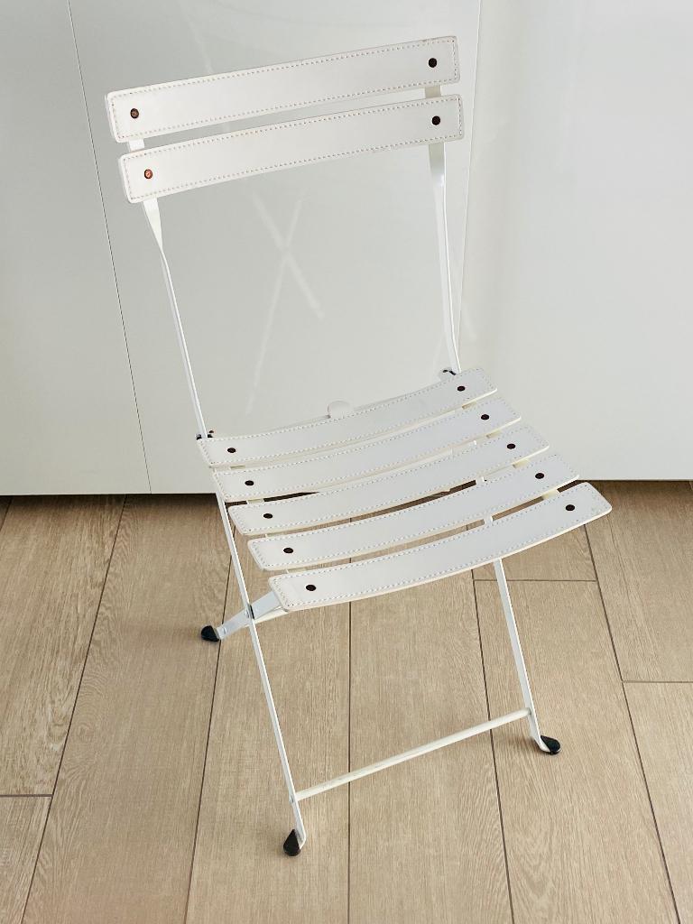 Chaises Zanotta, Huis en Inrichting, Ophalen, Gebruikt, Wit, Leer