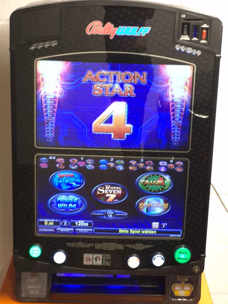 gokkast 220 spellen met progressive jackpot, Euro, Ophalen of Verzenden, Zo goed als nieuw, Met sleutels