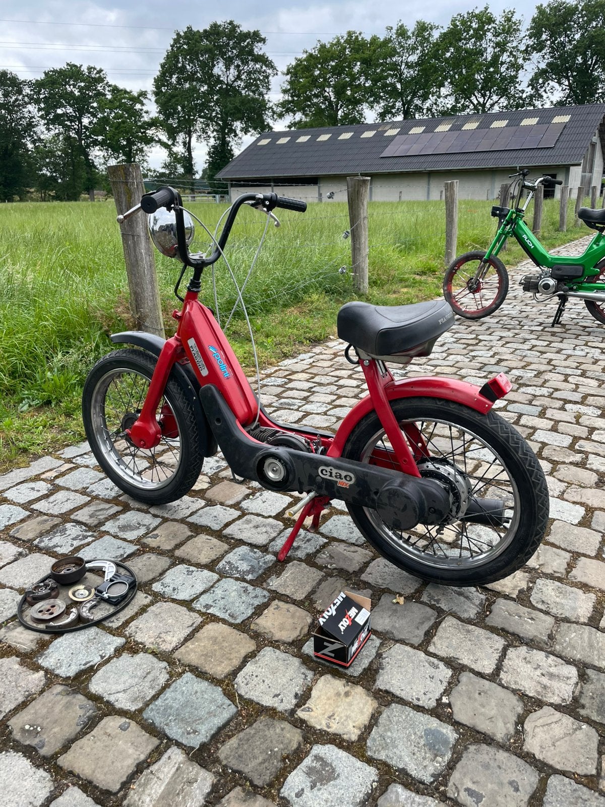 Piaggio ciao met een aantal onderdelen, Fietsen en Brommers, Ophalen, Gebruikt, Overige modellen, 49 cc