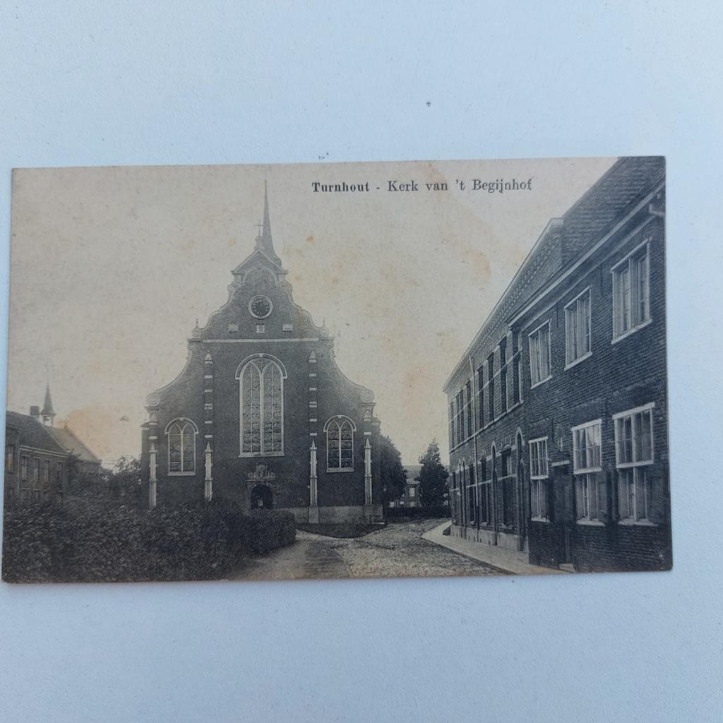 Oude gelopen postkaart van Turnhout, Enlèvement ou Envoi