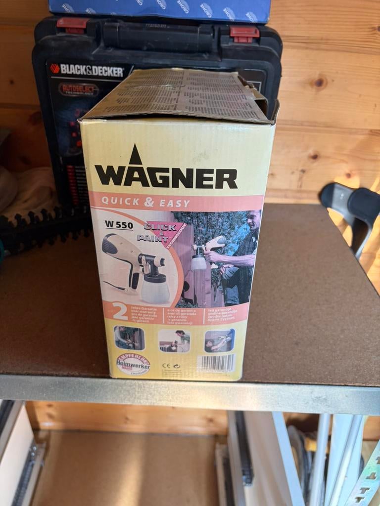 Wagner sproeier, Doe-het-zelf en Bouw, Ophalen, Gebruikt, Verfspuit of Verfpomp