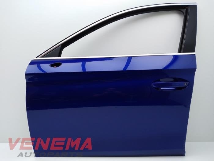 Portier 4Deurs links-voor van een Seat Leon (W5L), 12 maanden garantie, Gebruikt, -, Deur
