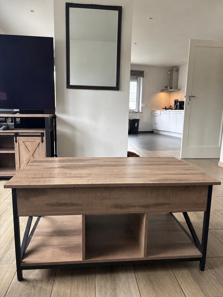 Salon tafel, Ophalen, Gebruikt
