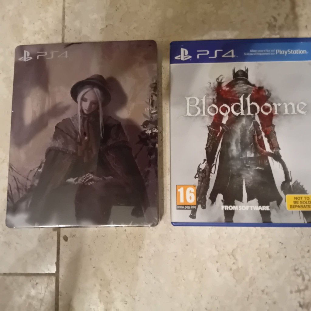 Bloodborne , Game & Steelbook , voor Ps4 / ps5, Games en Spelcomputers, Ophalen, Vanaf 18 jaar, Overige genres, 1 speler