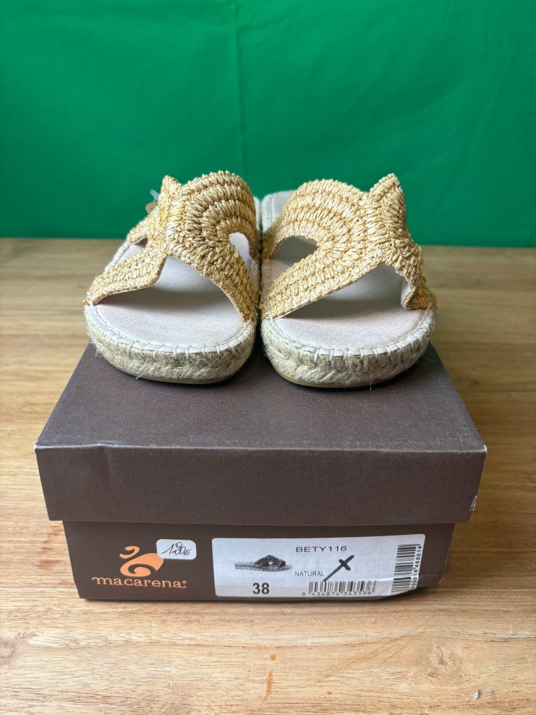 Macarena Bety116 espadrille slides maat 38, Kleding | Dames, Espadrilles, Info@macarenashoes.com, Macarena Shoes, Ophalen of Verzenden