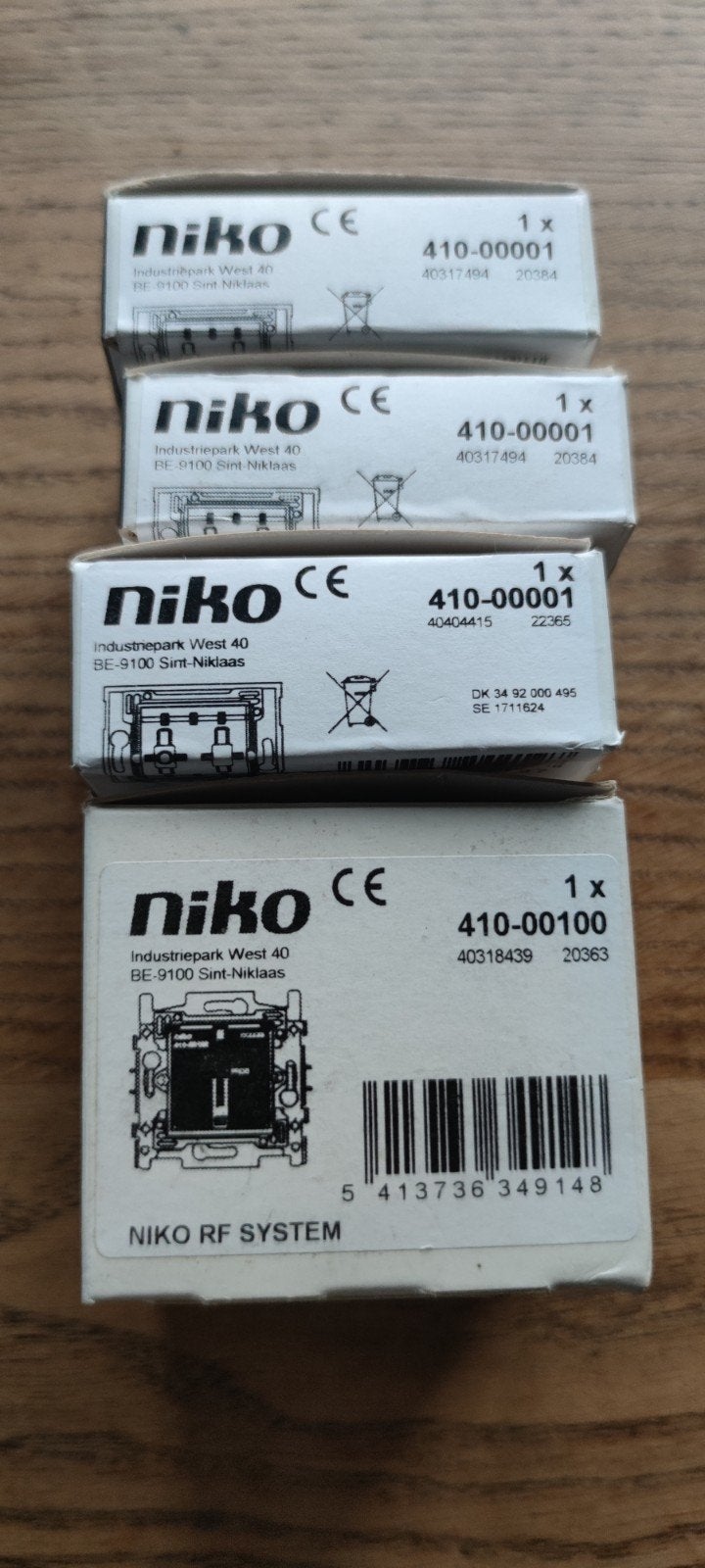 Ensemble RF Niko : 3 commandes sans fils et un récepteur int, Bricolage & Construction, Enlèvement ou Envoi, Neuf, Autres marques