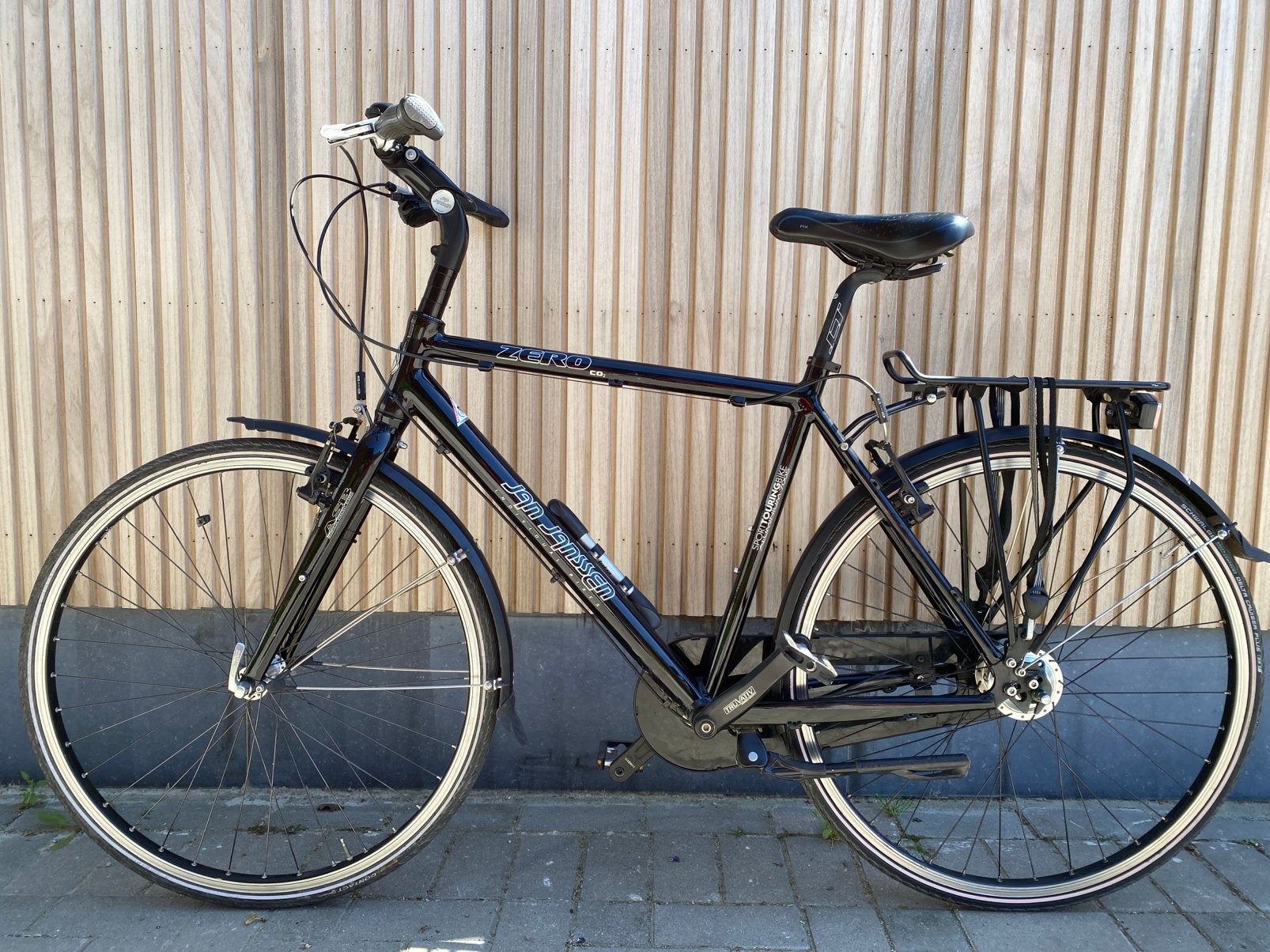 Herenfiets jan worldtraveller Idworx Santos Trek Kalkhoff, Fietsen en Brommers, Fietsen | Heren | Herenfietsen, Velgrem, Zo goed als nieuw