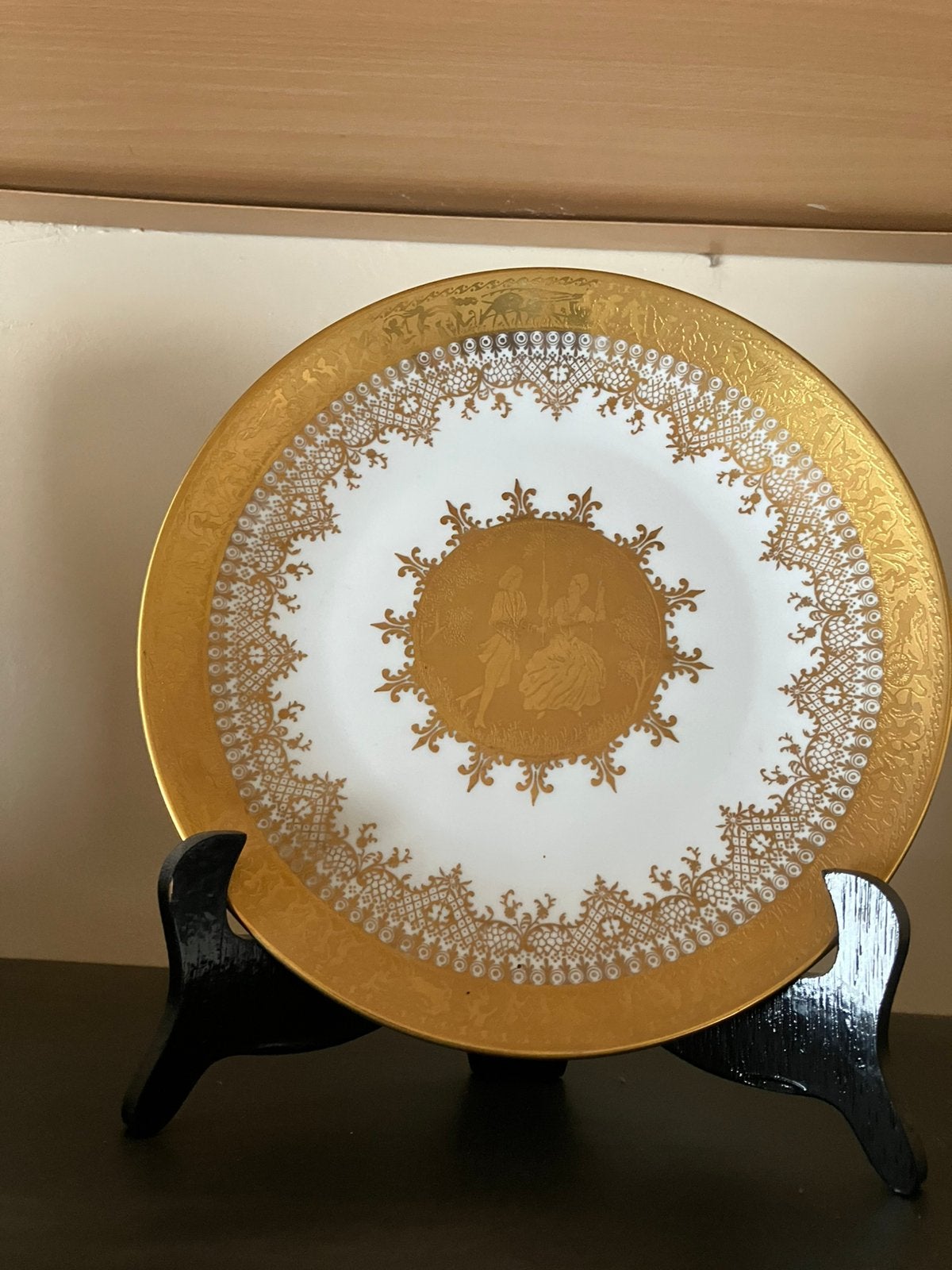Assiette décorative DW Porzellan Manufaktur, Antiquités & Art, Enlèvement