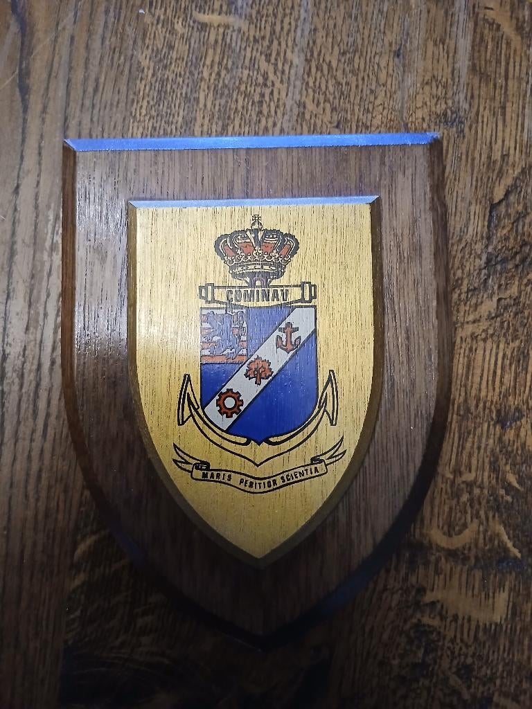 Crest FN ZM COMINAV base de Brugges, Collections, Objets militaires | Général, Envoi, Marine, Emblème ou Badge