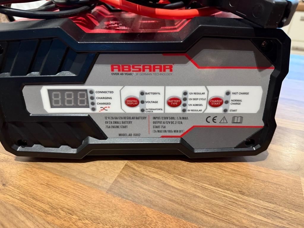 Batterijlader Absaar, Auto-onderdelen, Accu's en Toebehoren, Ophalen, Nieuw
