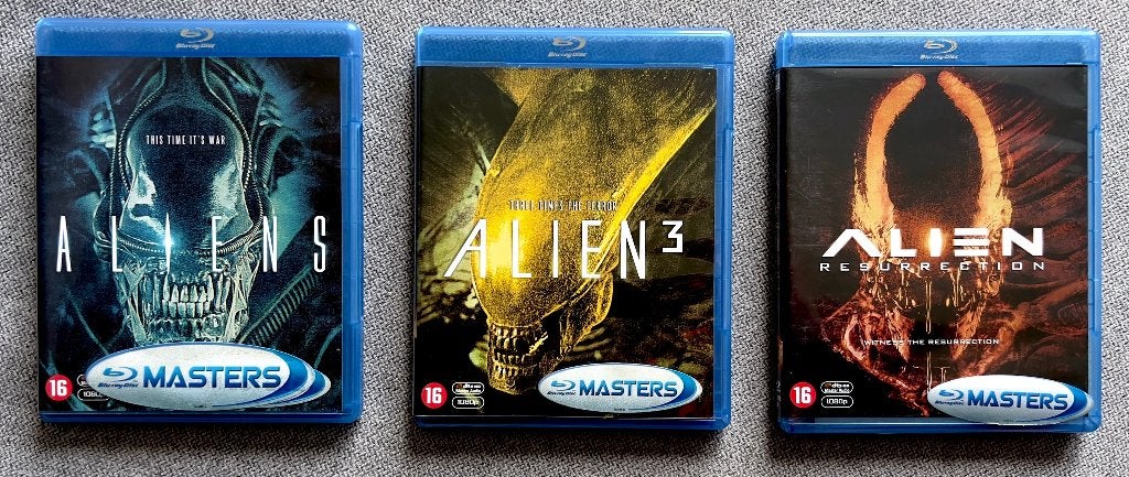 ALIEN - 2 + 3 + 4 (2 Versions sur chaque Bluray) Comme NEUF, CD & DVD, Blu-ray, Avec suppléments, Enlèvement ou Envoi, Néerlandais