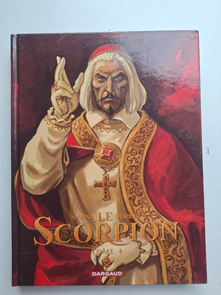 TL ANNIVERSAIRE LE SCORPION TOME 4 "LE DEMON DU VATICAN", Eén stripboek, Ophalen of Verzenden, Zo goed als nieuw